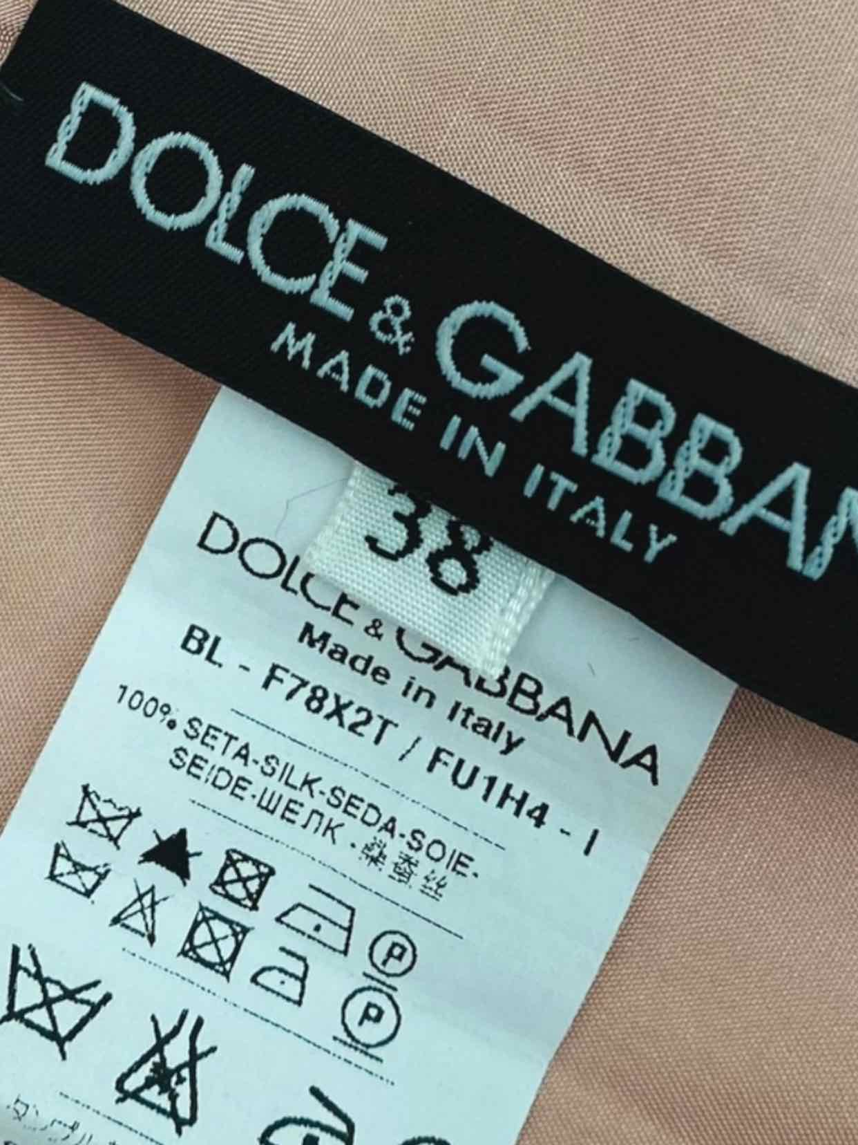 DOLCE & GABBANA Sleeveless Pink Size US 2 Top