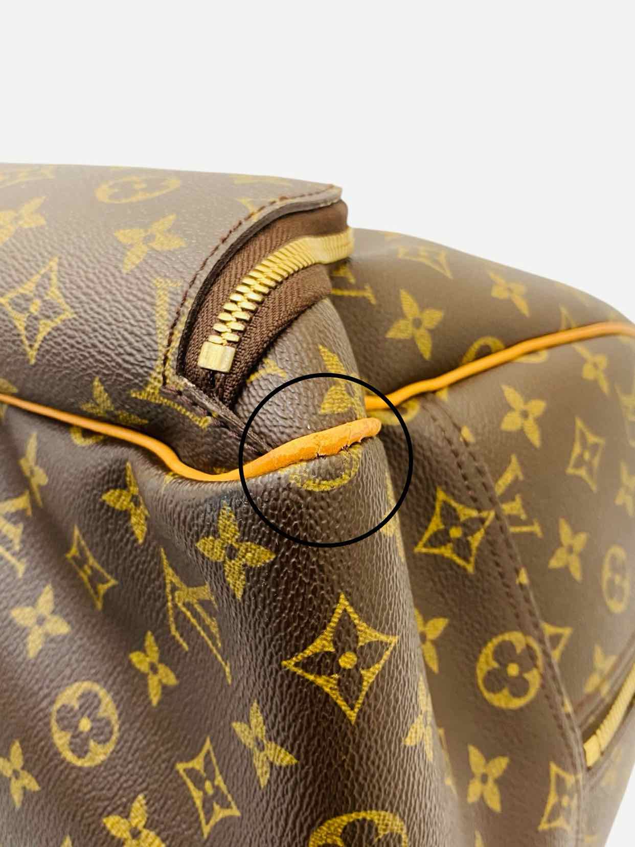 LOUIS VUITTON Evasion Brown Monogram Top Handle