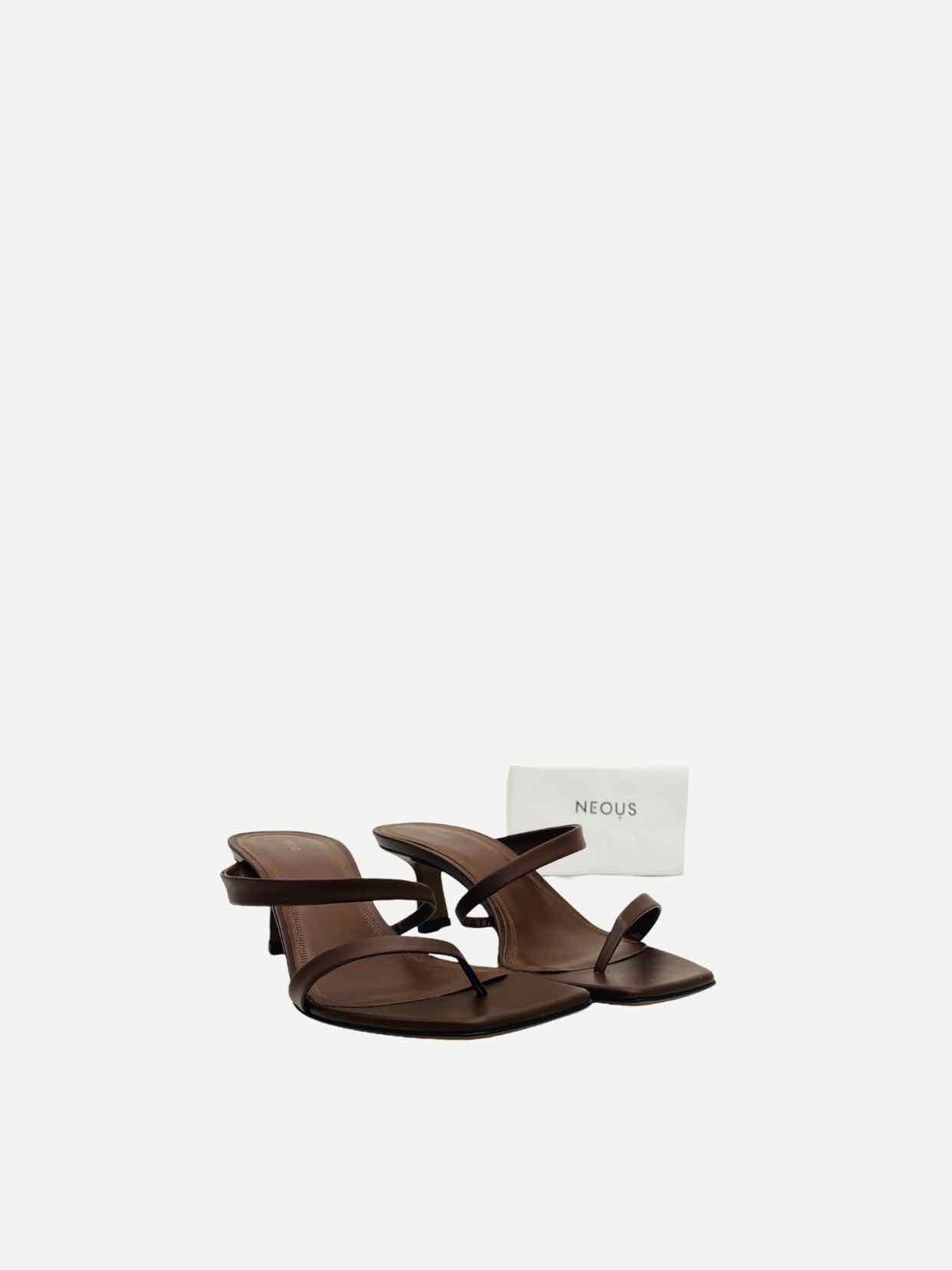 NEOUS Slim Strap Brown Size EU 39.5 Mules