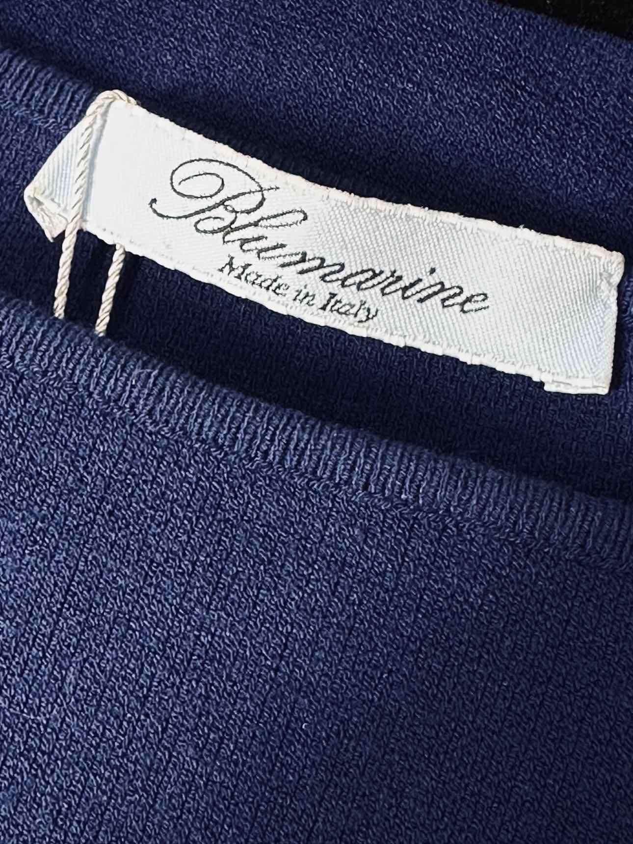 BLUMARINE Bodycon Blue Size US 4 Short Dress