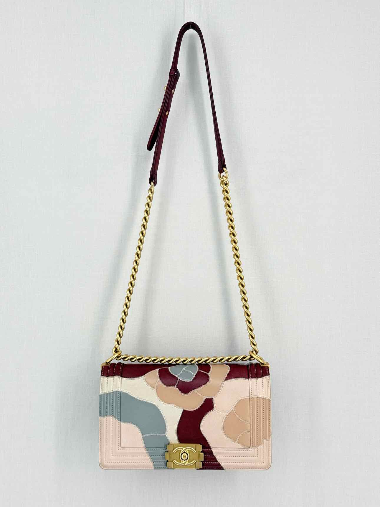 CHANEL Limited Edition Pink Multicolor Shoulder Bag