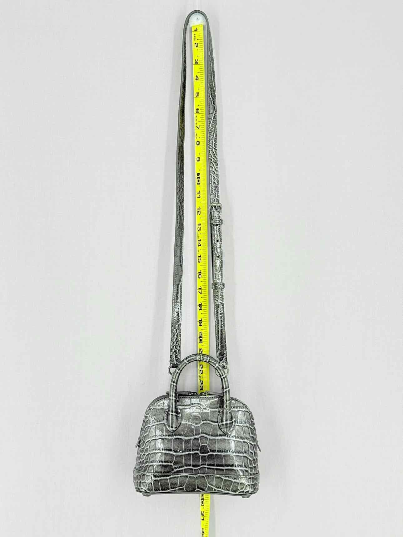 BALENCIAGA Ville Grey Top Handle