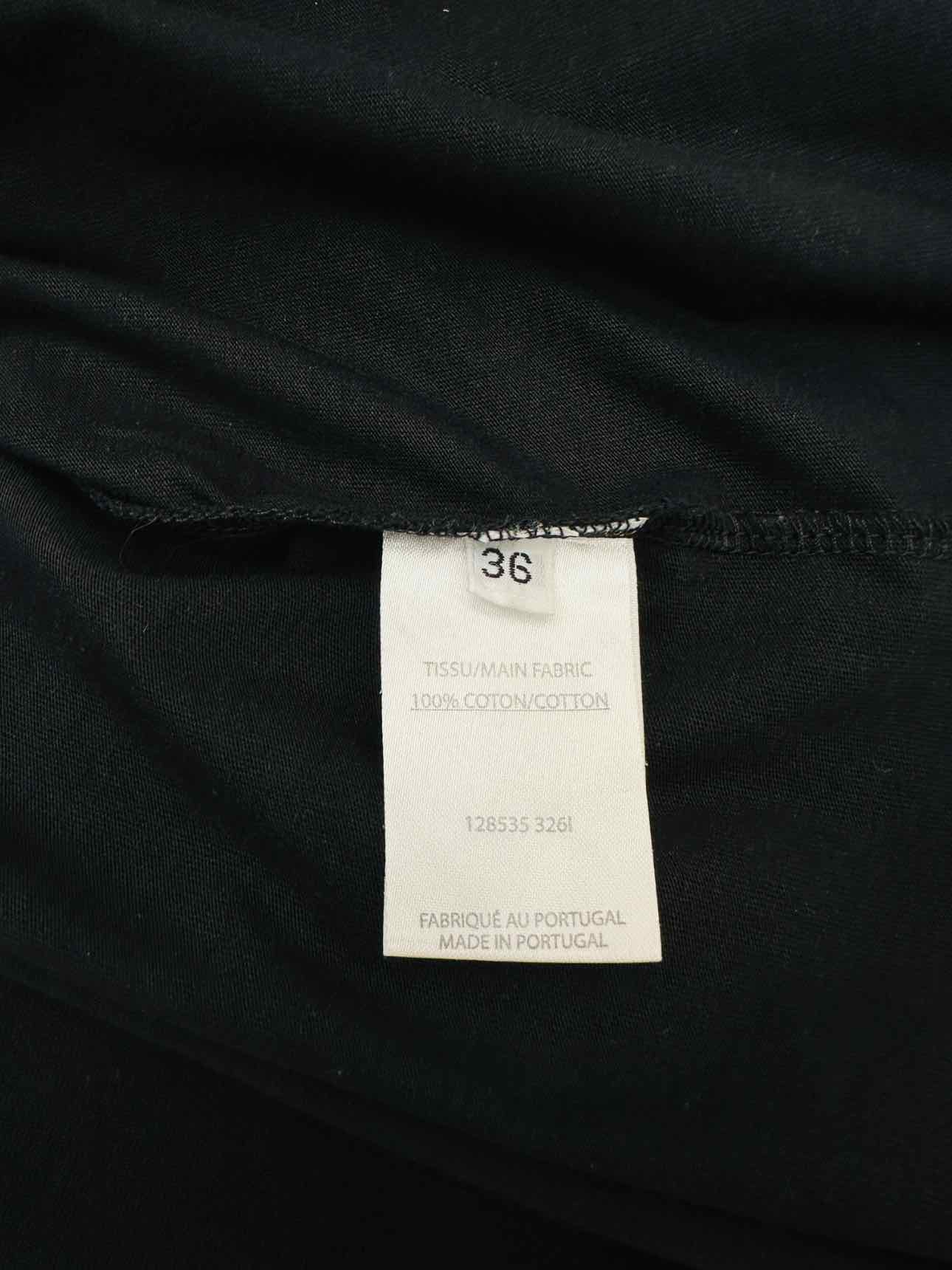 BALMAIN Black Logo Size US 4 Top