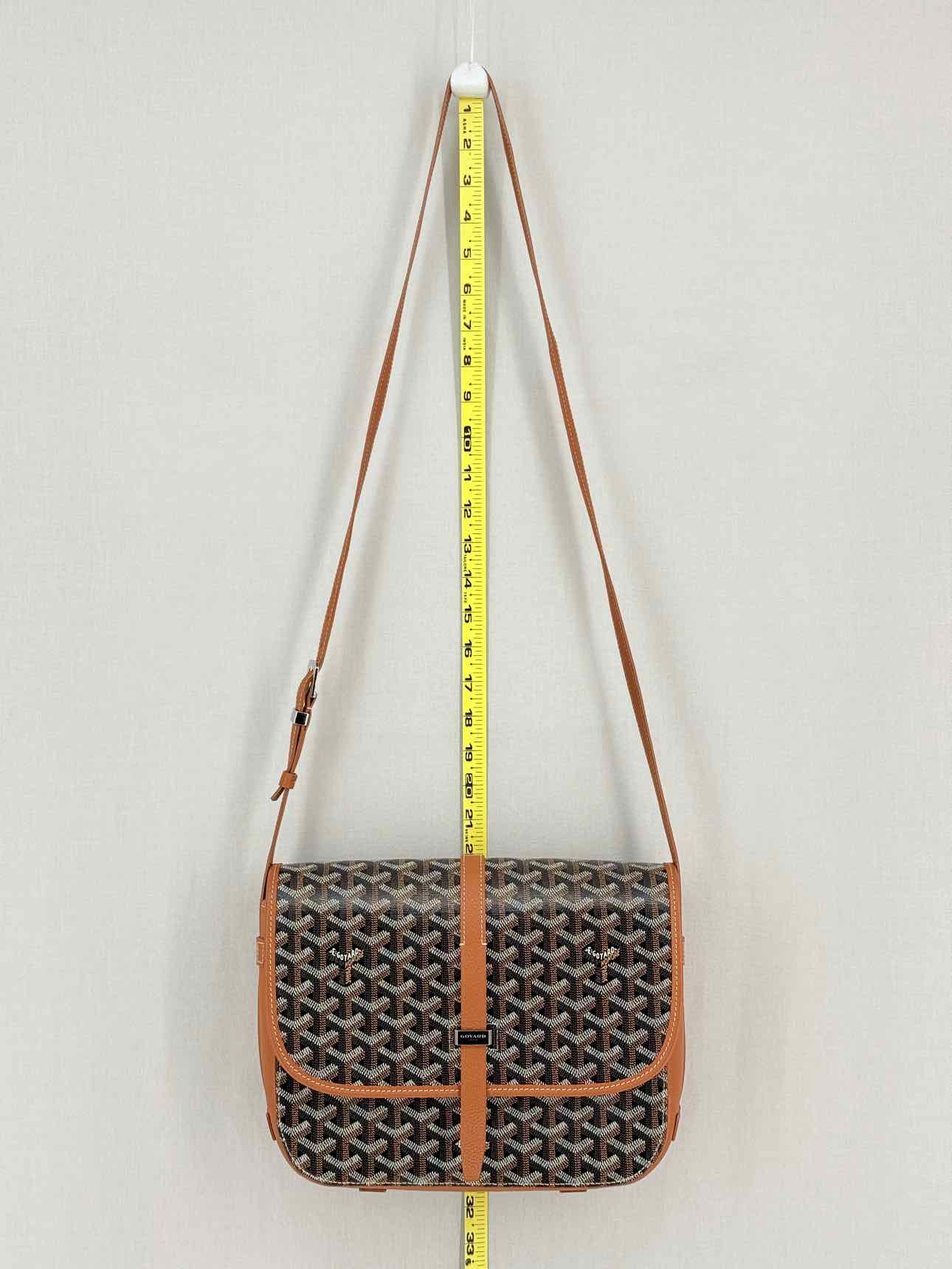 GOYARD Belvedere ll Black & Tan Goryardine Crossbody
