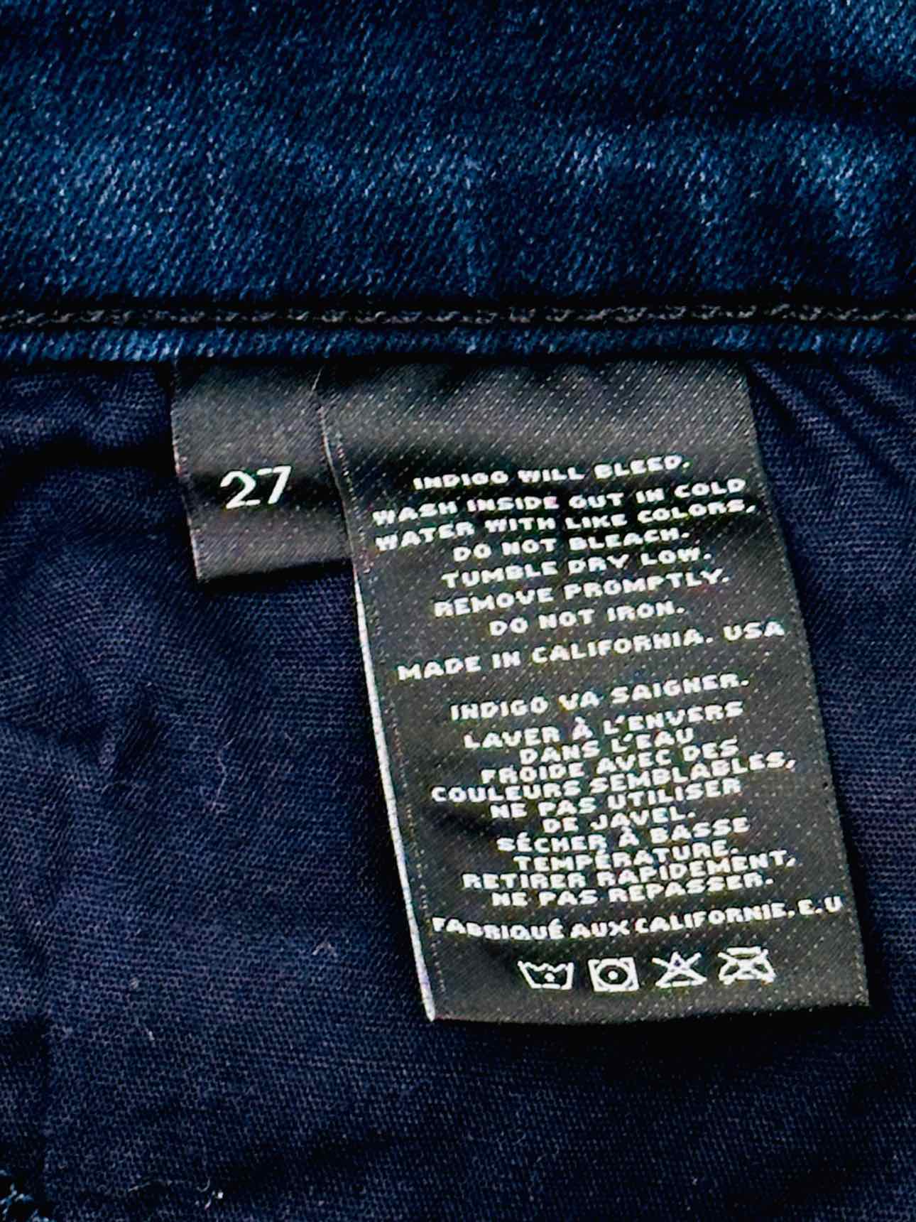 J BRAND Skinny Navy Blue Size 27 Jeans