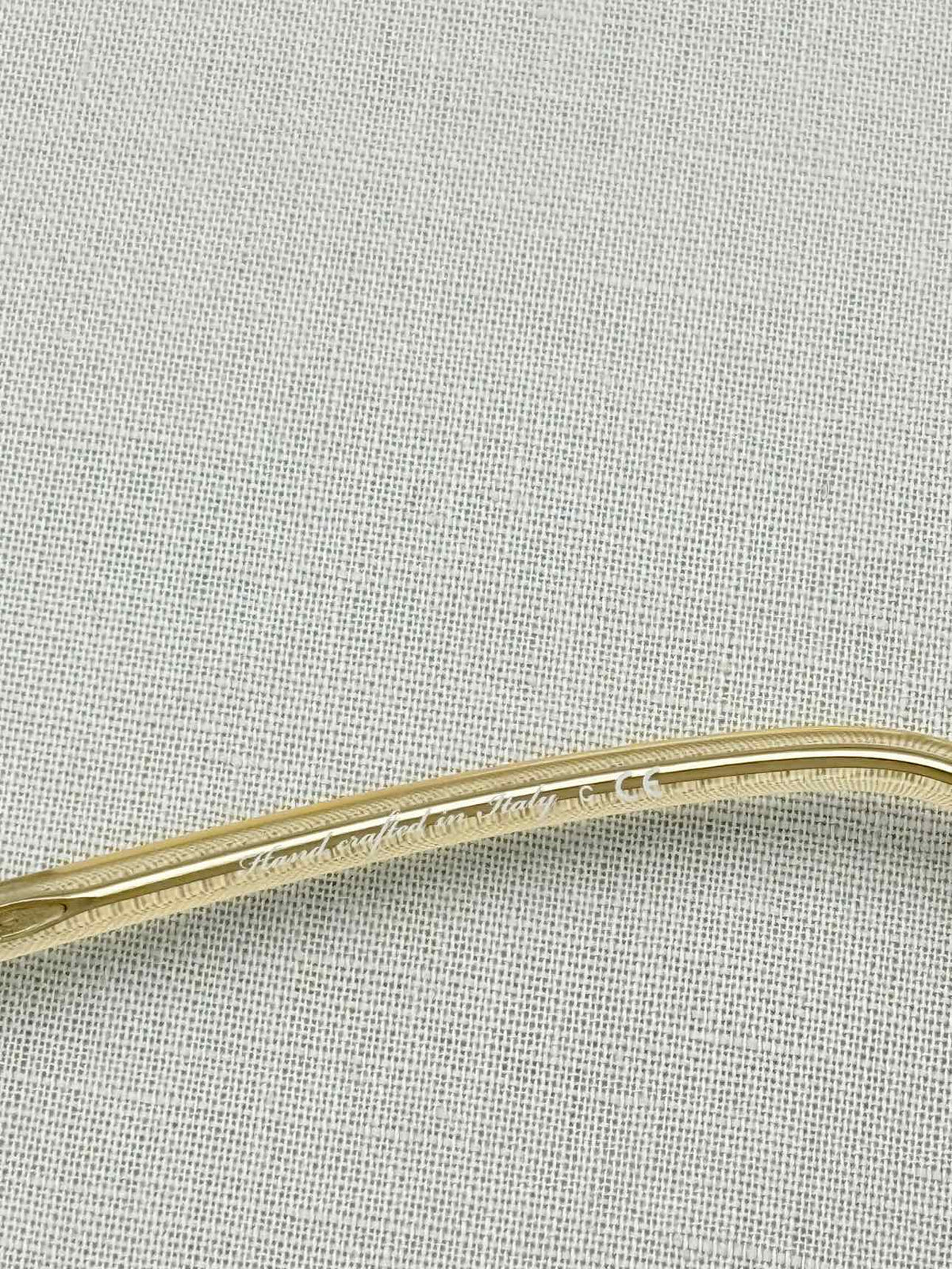 OLIVER PEOPLES Gold Tone Sunglasses