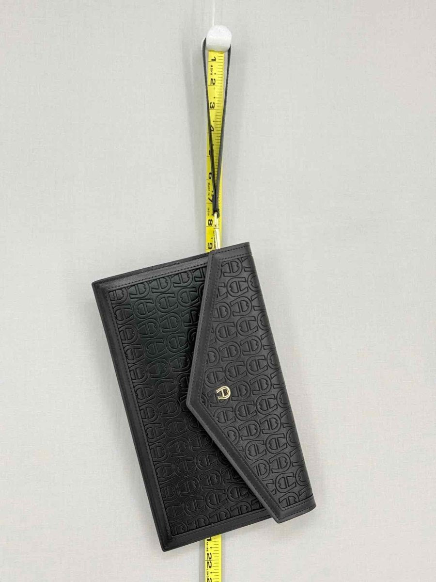 Pre - loved AIGNER Envelope Black Wristlet at Reems Closet
