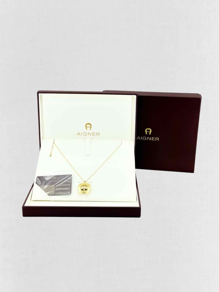 Pre - loved AIGNER Fashion Necklace at Reems Closet