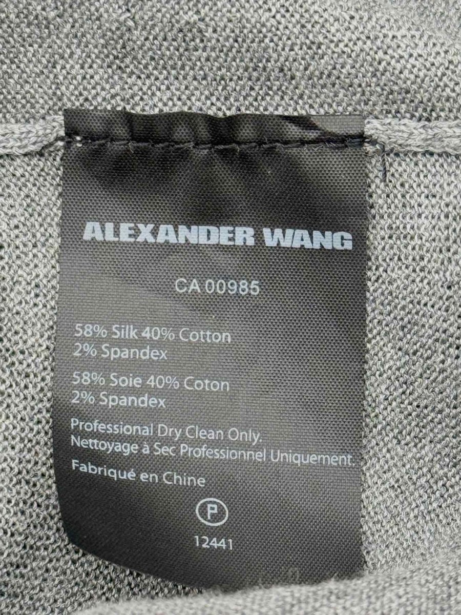 Pre - loved ALEXANDER WANG Grey Size XSmall Jumper at Reems Closet