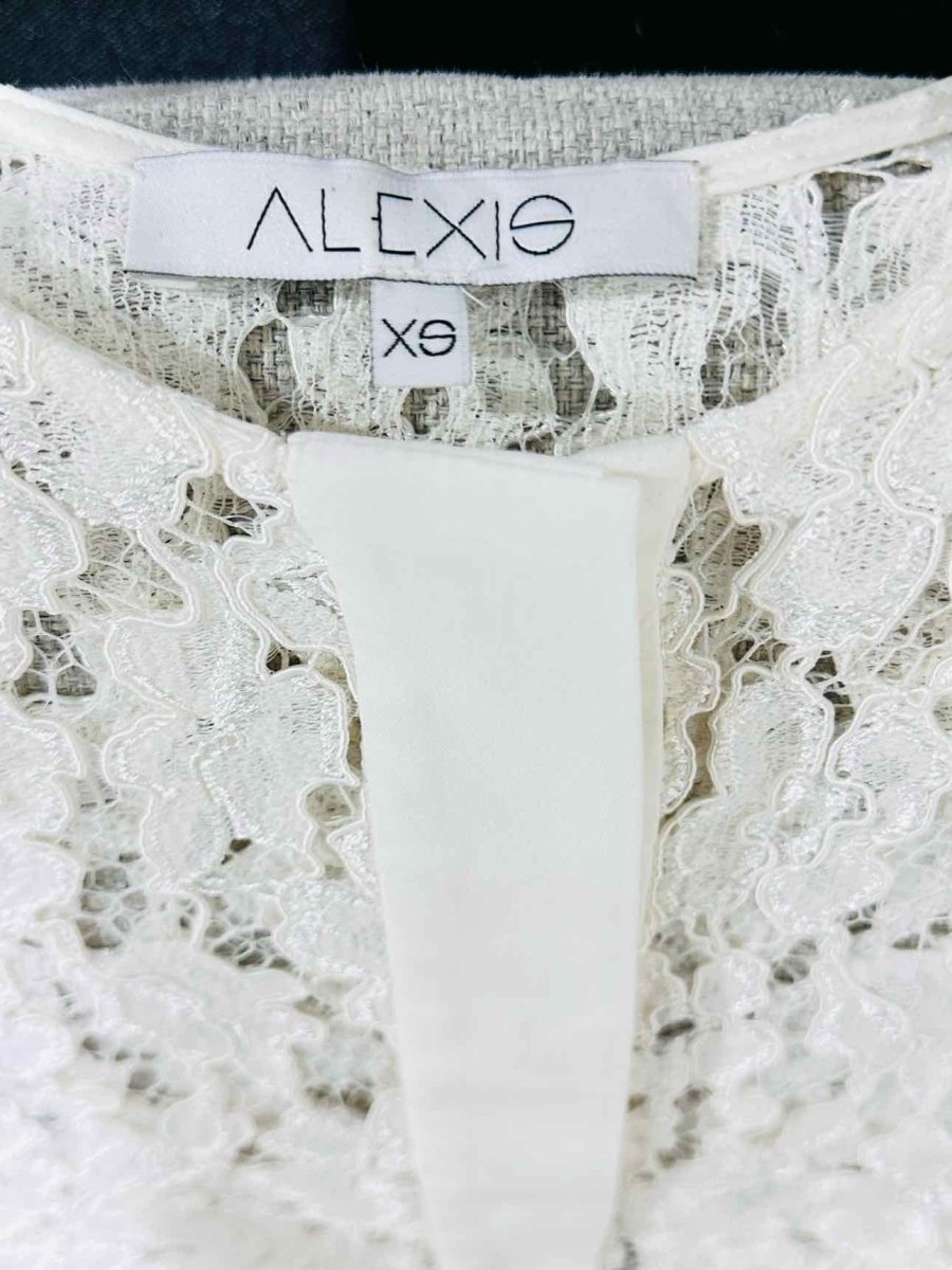 Pre - loved ALEXIS Shirt Cream Lace Blouse at Reems Closet