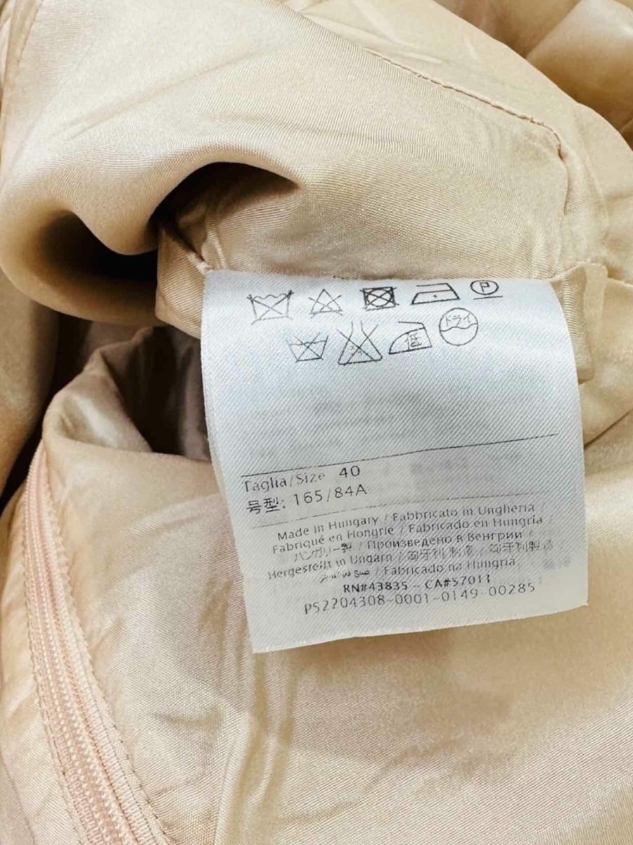 Pre - loved ALICE MCCALL Lace Beige Size US 2 Short Dress at Reems Closet
