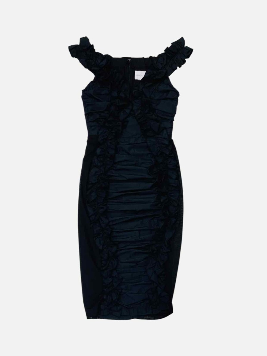ALICE MCCALL Move With Me Black Size US 2 Midi Dress - Reems Closet ALICE MCCALL Move With Me Black Size US 2 Midi Dress - Reems Closet