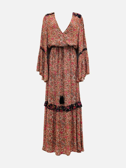 Pre-loved AMENAPIH Tiered Multicolor Floral Maxi Dress from Reems Closet