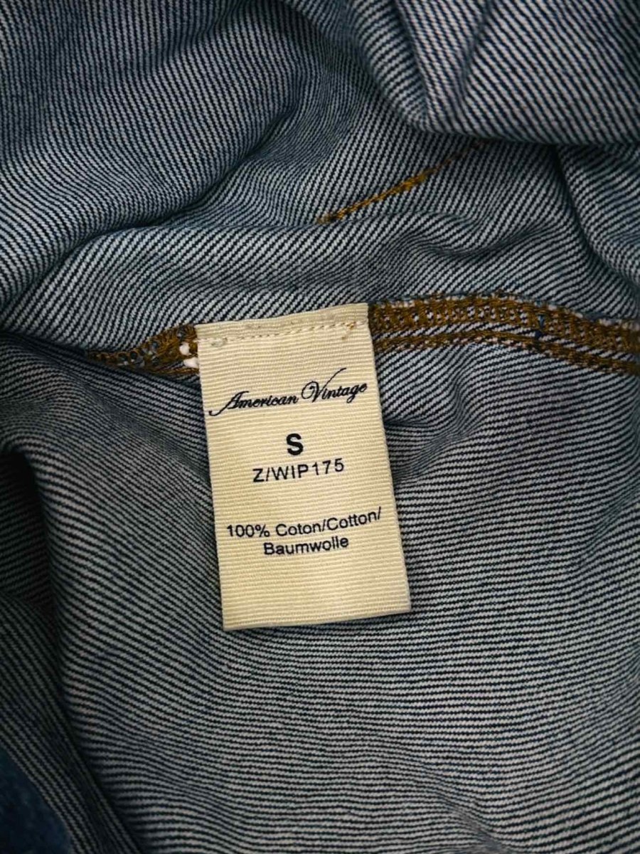 Pre - loved AMERICAN VINTAGE Denim Blue Size Small Jumpsuit at Reems Closet