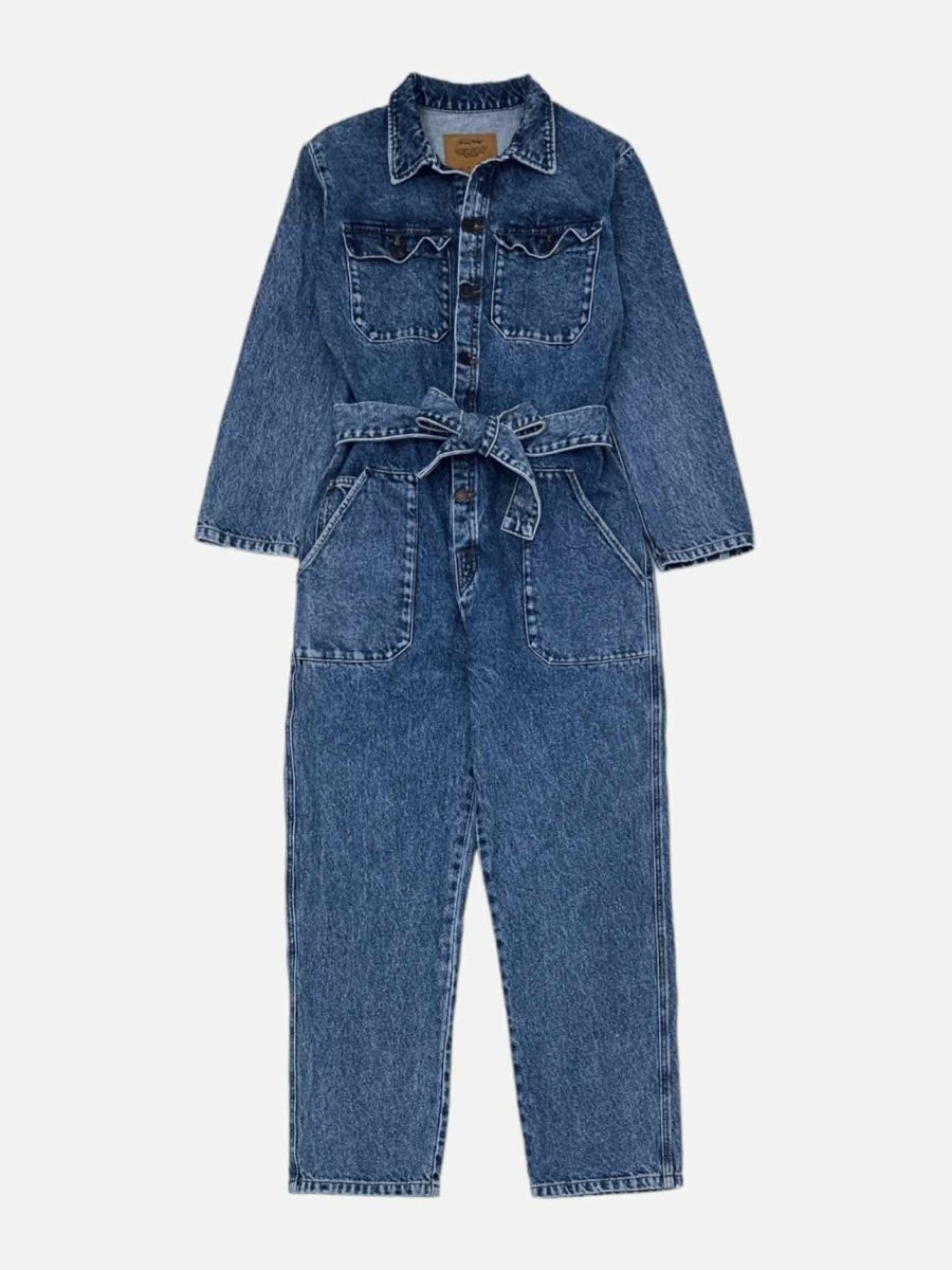 AMERICAN VINTAGE Denim Blue Size Small Jumpsuit - Reems Closet
