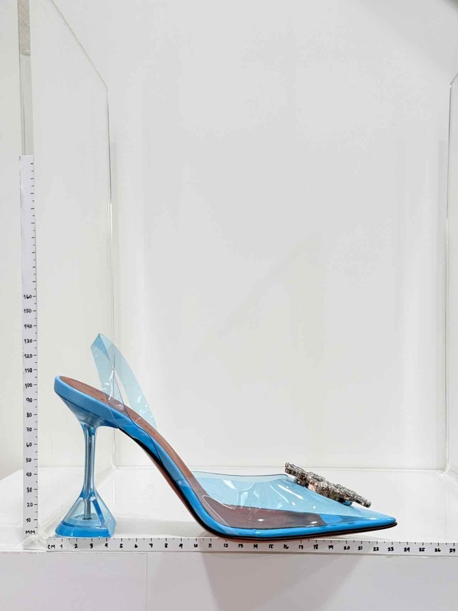 Pre-loved AMINA MUADDI Begum Blue Size EU 37 Pumps at Reems Closet