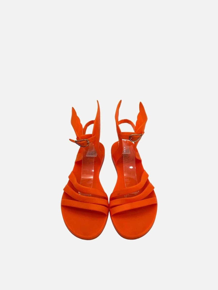 Pre-loved ANCIENT GREEK Ikaria Jelly Orange Sandals from Reems Closet