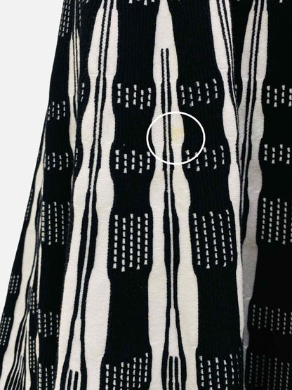 Pre-loved ANTONINO VALENTI Black & White Knee Length Dress from Reems Closet