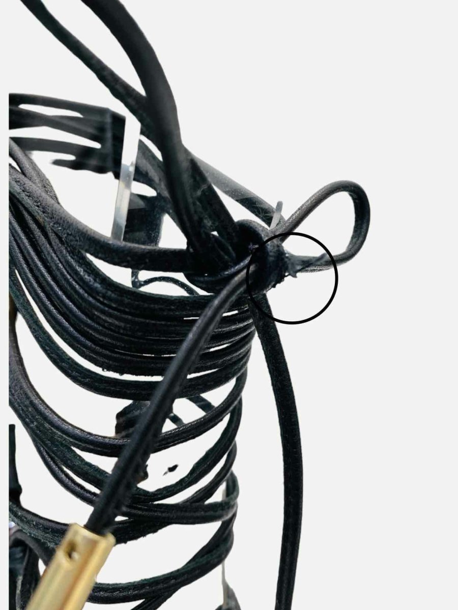 Pre - loved AQUAZZURA Amazona Black Heeled Sandals 35 at Reems Closet