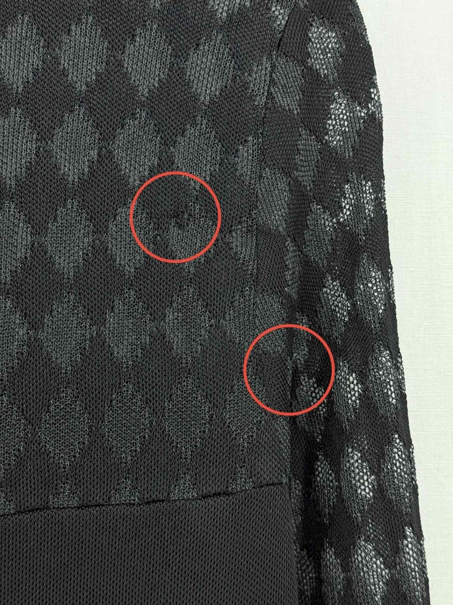 Pre-loved BALMAIN Black & Grey Size US 8 Knee Length Dress at Reems Closet