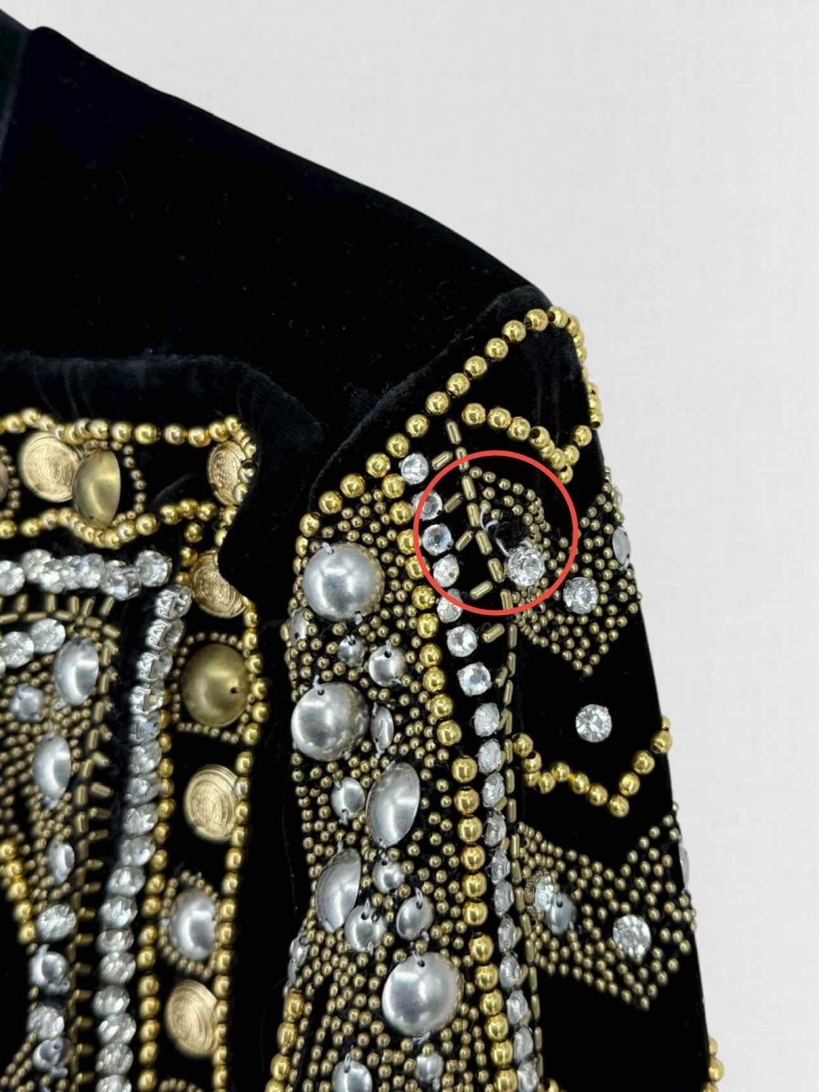 Pre - loved BALMAIN Black Size US 8 Top at Reems Closet