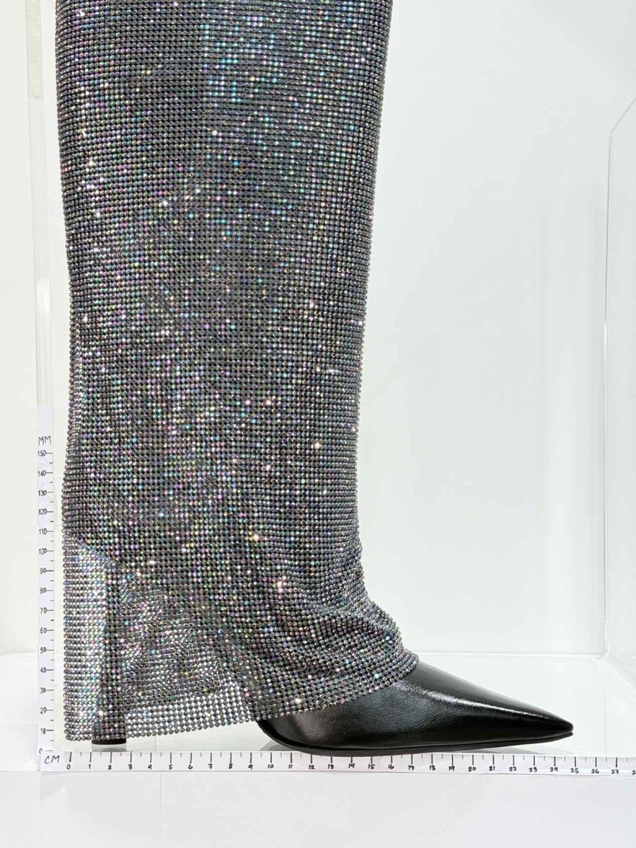 Pre - loved BENEDETTA BRUZZICHES Black Size EU 41 Knee High Boots at Reems Closet