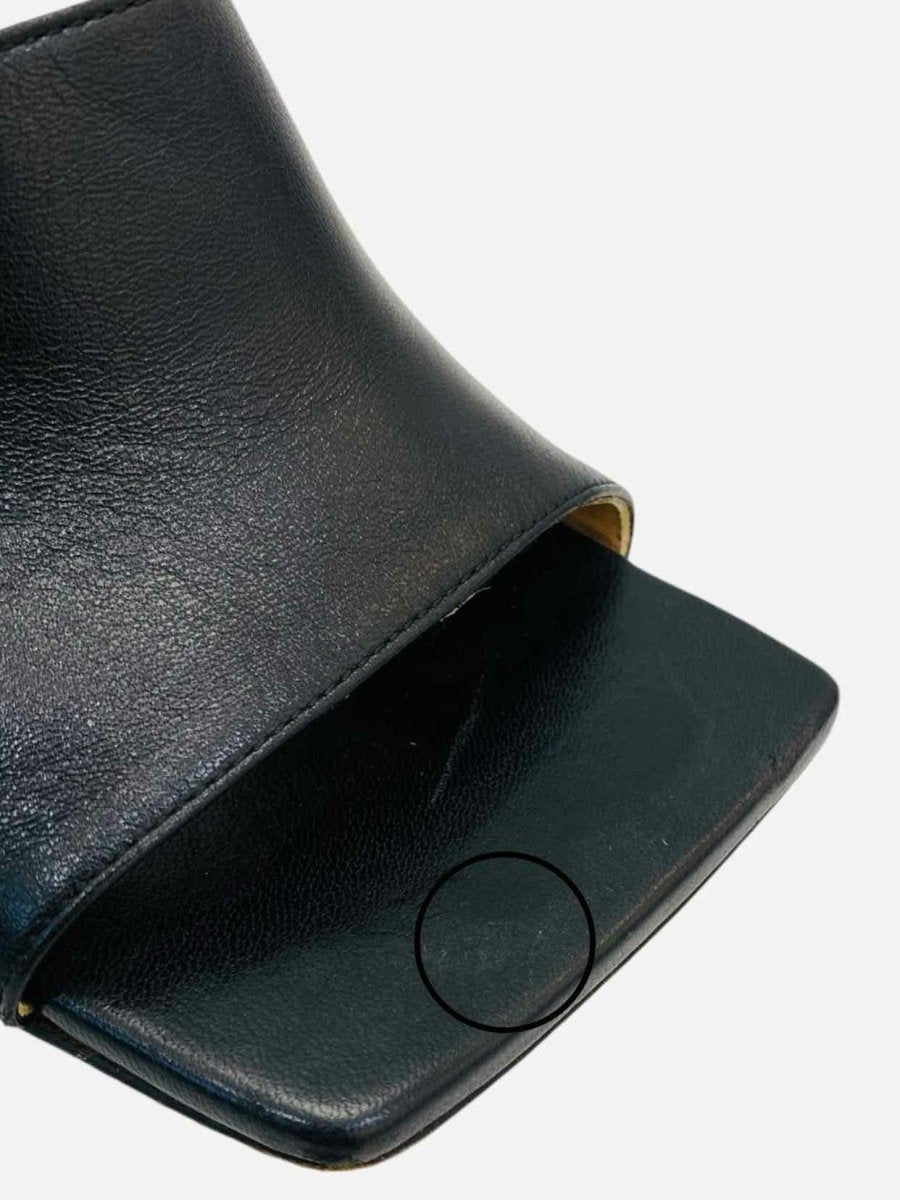 Pre - loved BOTTEGA VENETA Stretch Black Size EU 39 Mules at Reems Closet