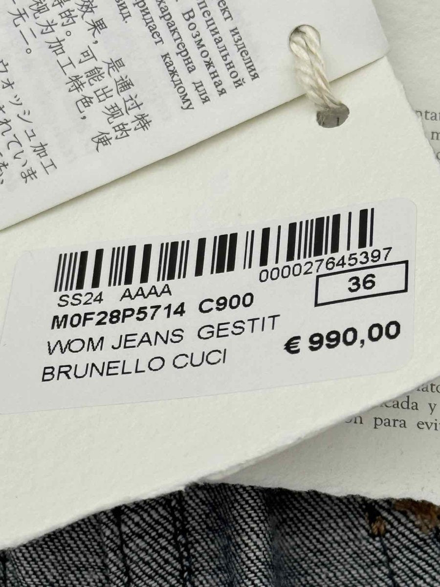 Pre - loved BRUNELLO CUCINELLI Jeans Blue Size US 0 Pants at Reems Closet