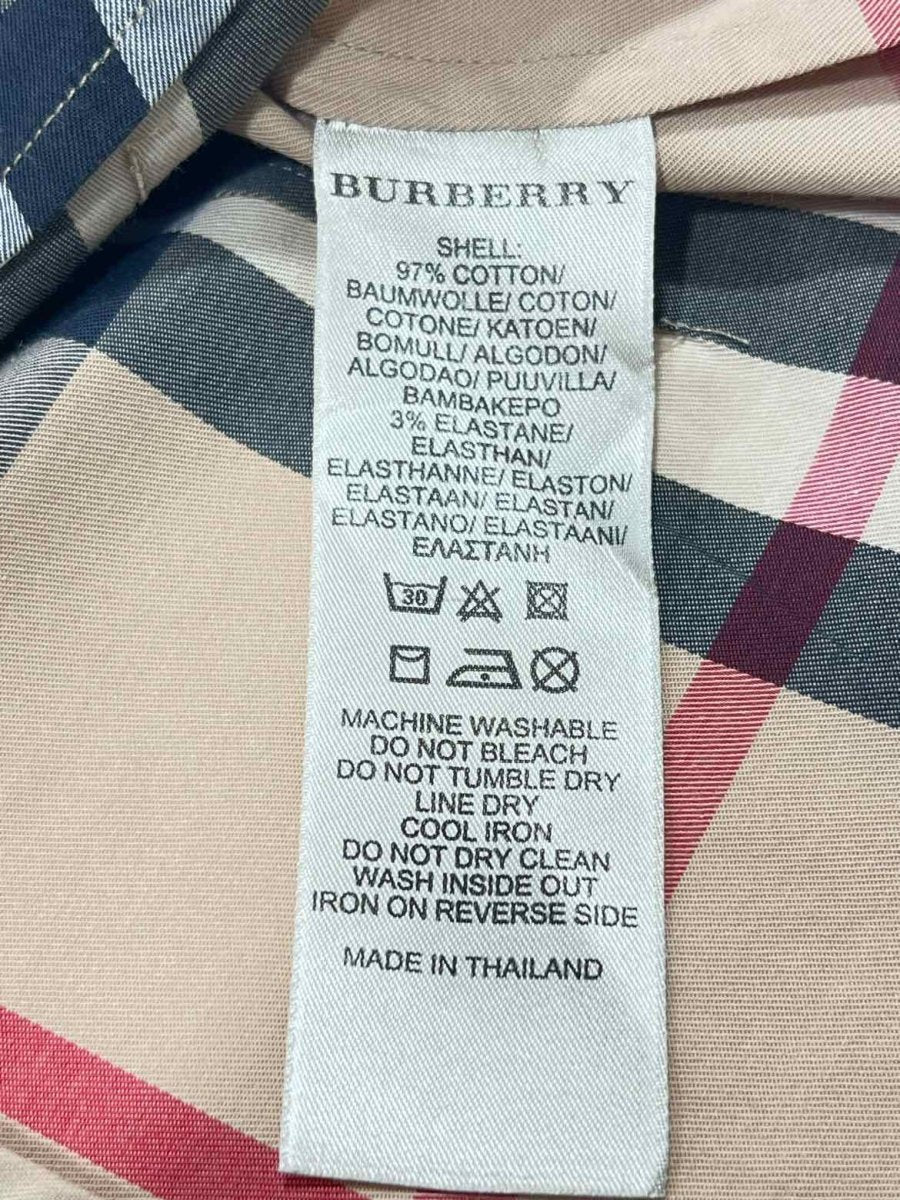 Pre - loved BURBERRY Classic Beige Multicolor Nova Check Shirt at Reems Closet