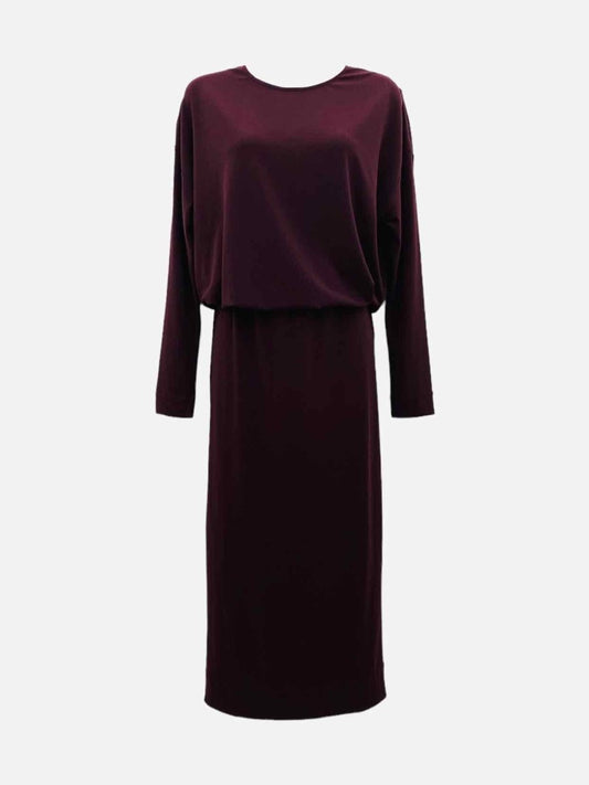 Pre-loved BY MALENE BIRGER Burgundy Midi Dress from Reems Closet