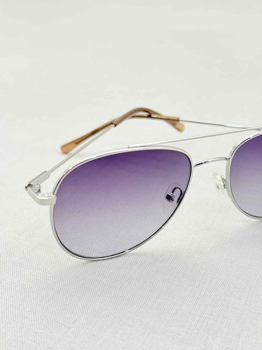 Pre - loved CALVIN KLEIN Silver Tone Sunglasses at Reems Closet