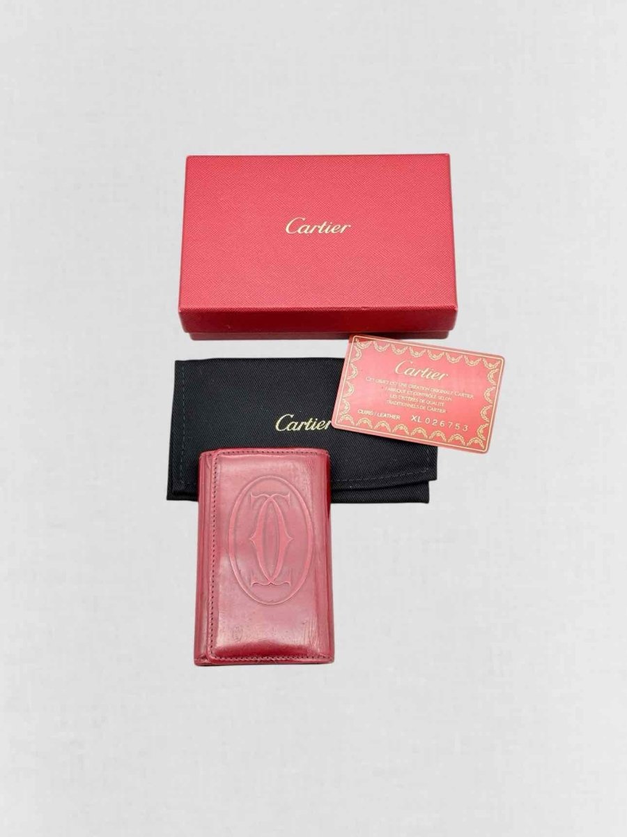 Pre - loved CARTIER Red Key Chain at Reems Closet