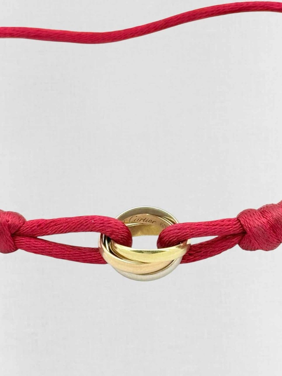 Pre - loved CARTIER Trinity Cord Bracelet at Reems Closet