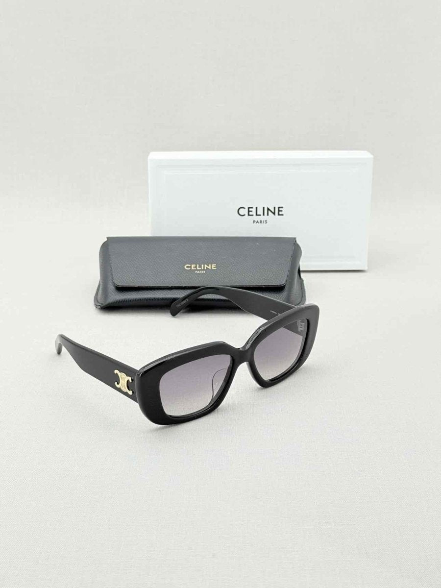 Pre - loved CELINE Black Sunglasses at Reems Closet
