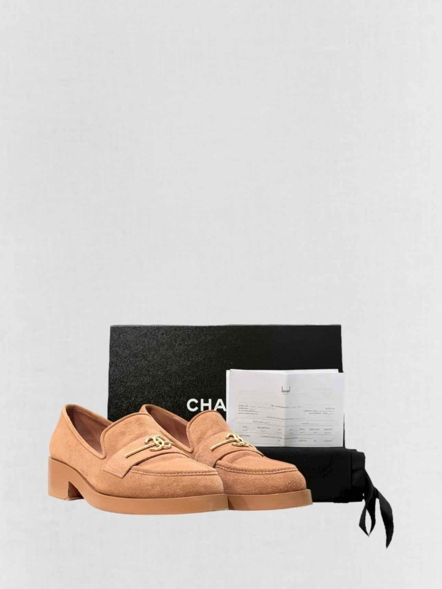 Pre - loved CHANEL Pink Size EU 37.5 Loafers at Reems Closet