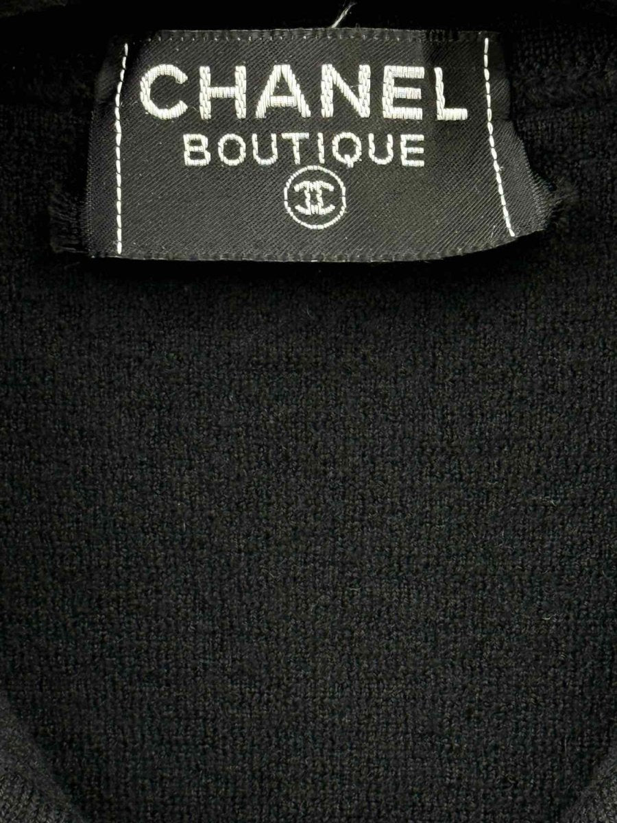 Pre - loved CHANEL Vintage Black Short Dress at Reems Closet