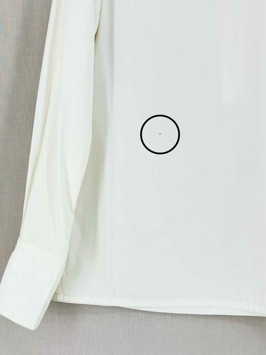 Pre - loved CHANEL White Size US 2 Blouse at Reems Closet