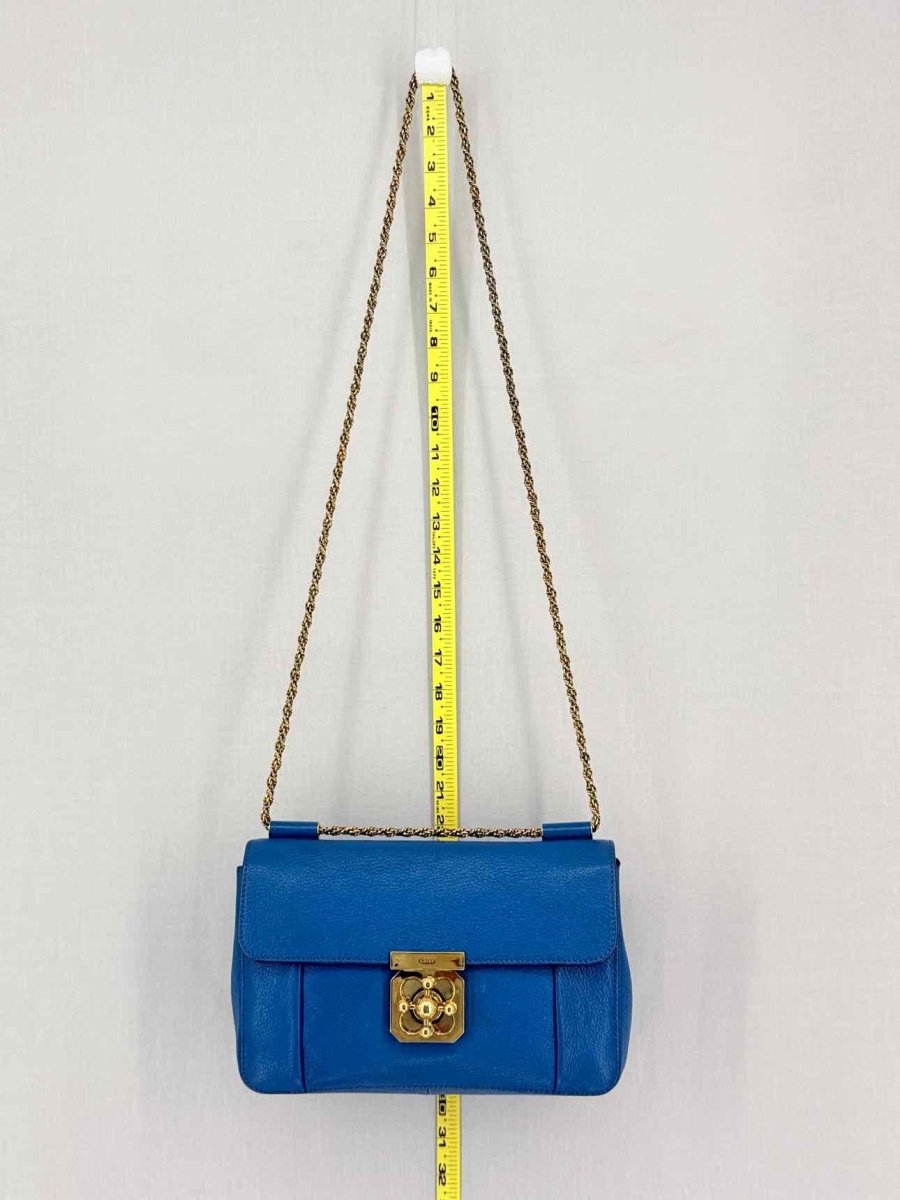 Pre-loved CHLOE Elsie Blue Shoulder Bag at Reems Closet