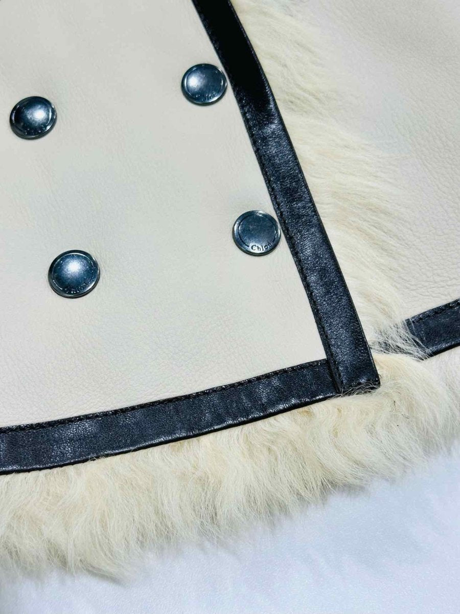 Pre - loved CHLOE Reversible Cream & Black Jacket at Reems Closet