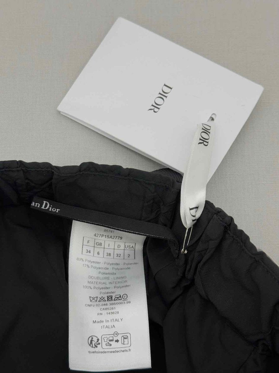 Pre - loved CHRISTIAN DIOR Black Size US 2 Shorts at Reems Closet