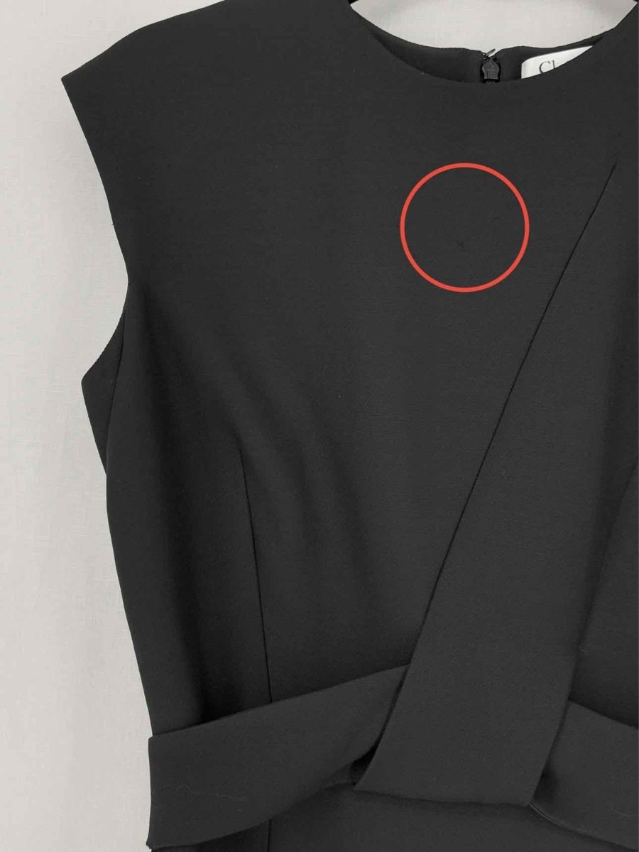 Pre - loved CHRISTIAN DIOR Black Size US 4 Knee Length Dress at Reems Closet