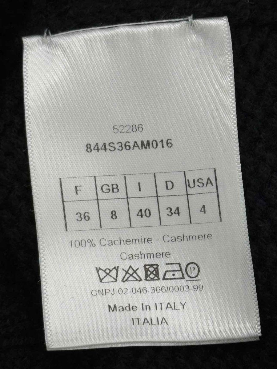 Pre - loved CHRISTIAN DIOR J'Adior 8 Black Size US 4 Sweater at Reems Closet