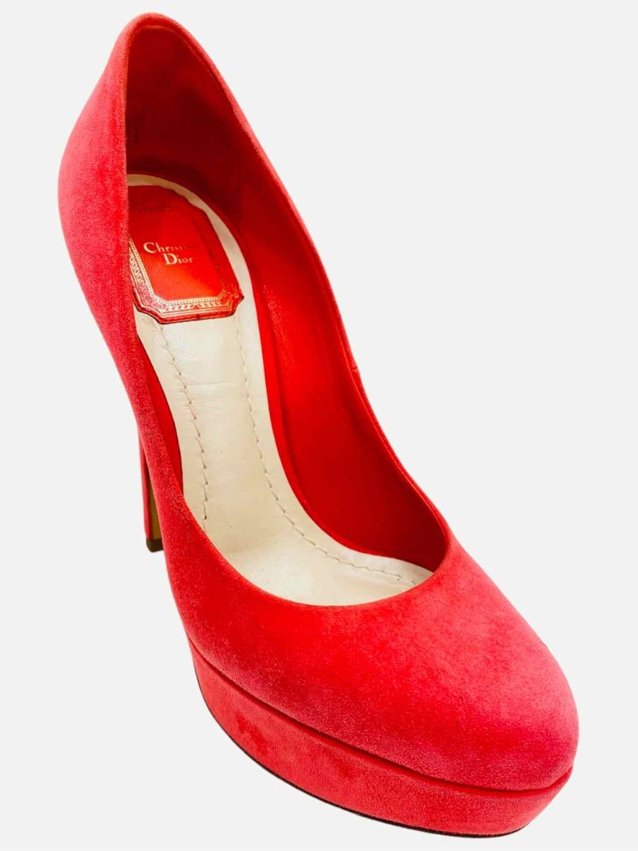 Pre - loved CHRISTIAN DIOR Red Pumps 36.5 at Reems Closet