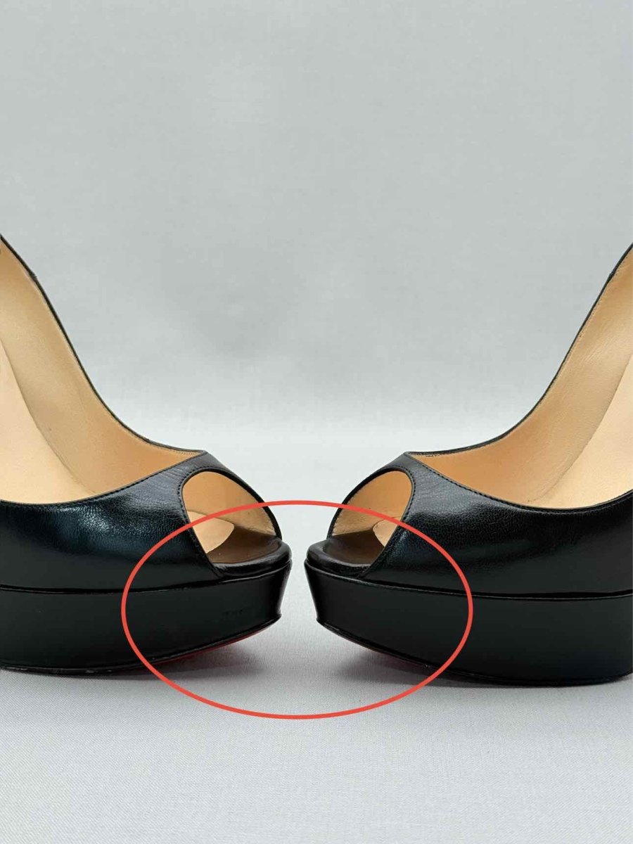 Pre-loved CHRISTIAN LOUBOUTIN Lady Black Size EU 39.5 Pumps at Reems Closet