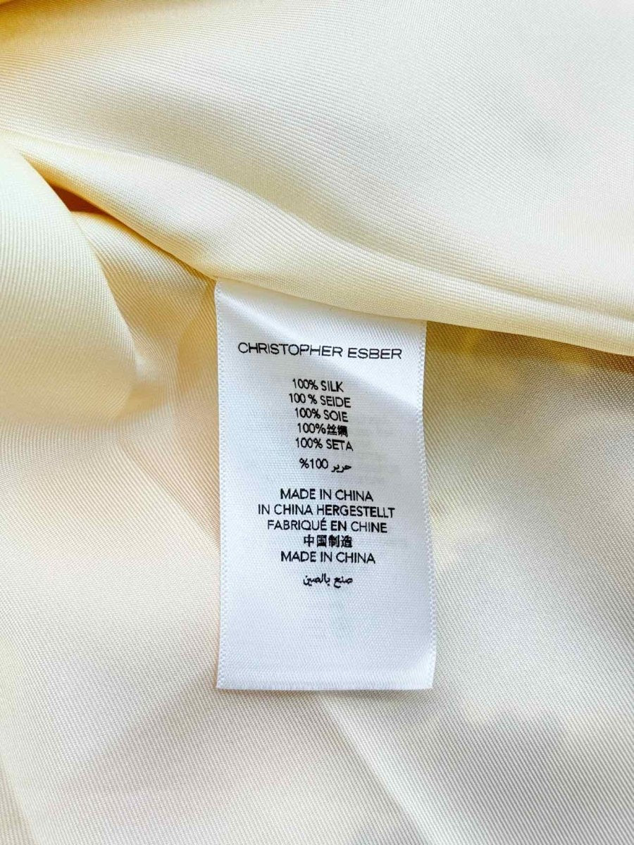 Pre - loved CHRISTOPHER ESBER Size US 6 Long Skirt at Reems Closet