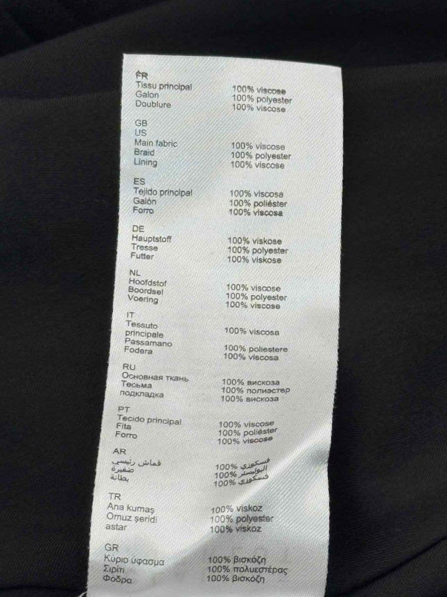 Pre - loved CLAUDIE PIERLOT Black & Yellow Size US 6 Long Dress at Reems Closet