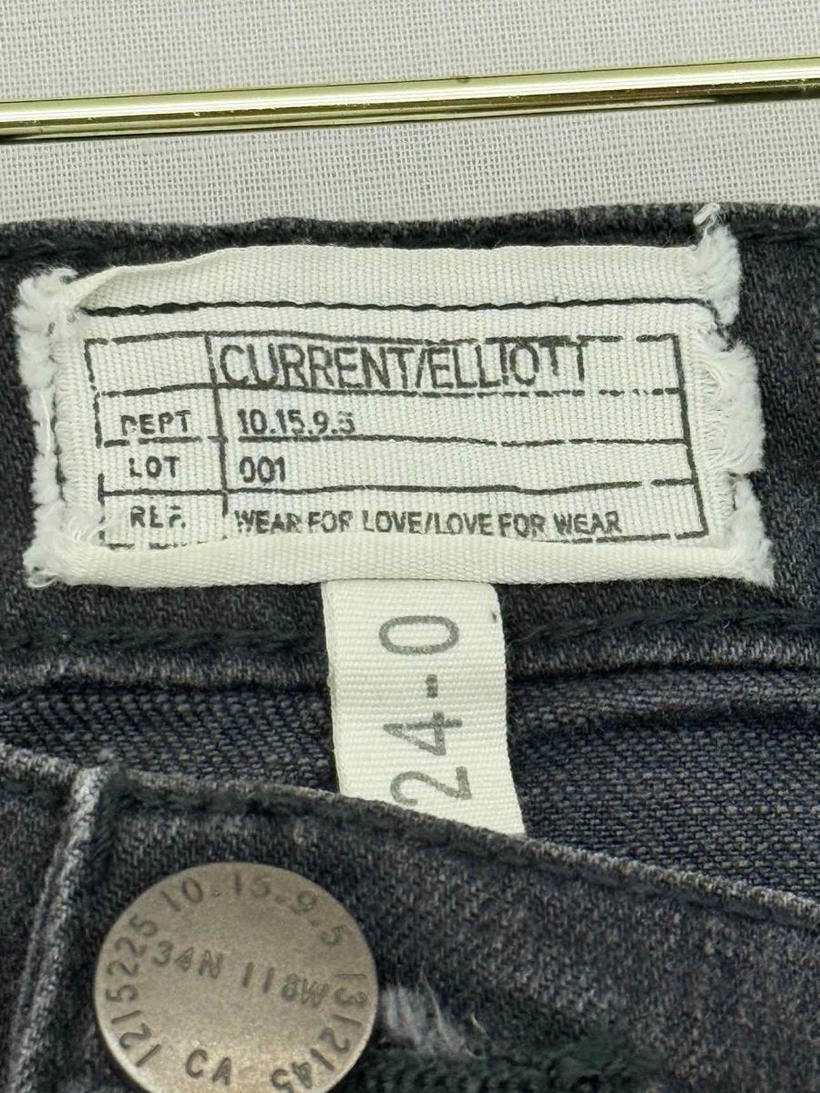 Pre - loved CURRENT ELLIOTT Black Size 24 Jeans at Reems Closet