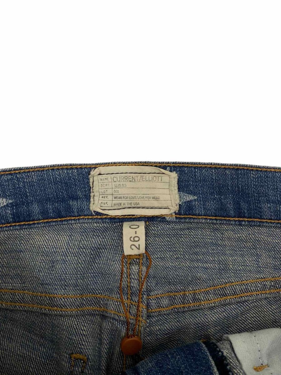 Pre - loved CURRENT ELLIOTT Blue Star Size 26 Jeans at Reems Closet