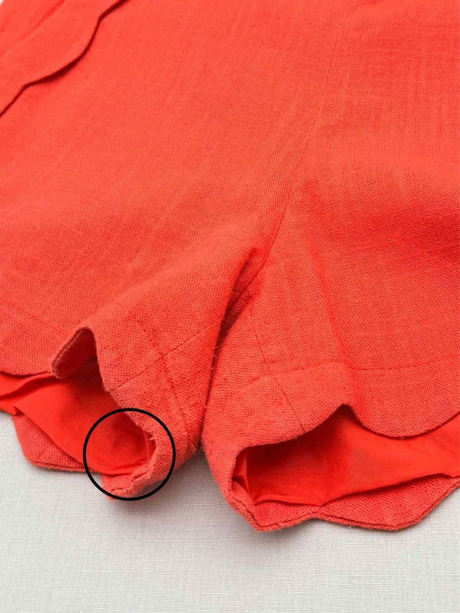 Pre - loved CYTHIA ROWLEY Orange Size US 8 Shorts at Reems Closet
