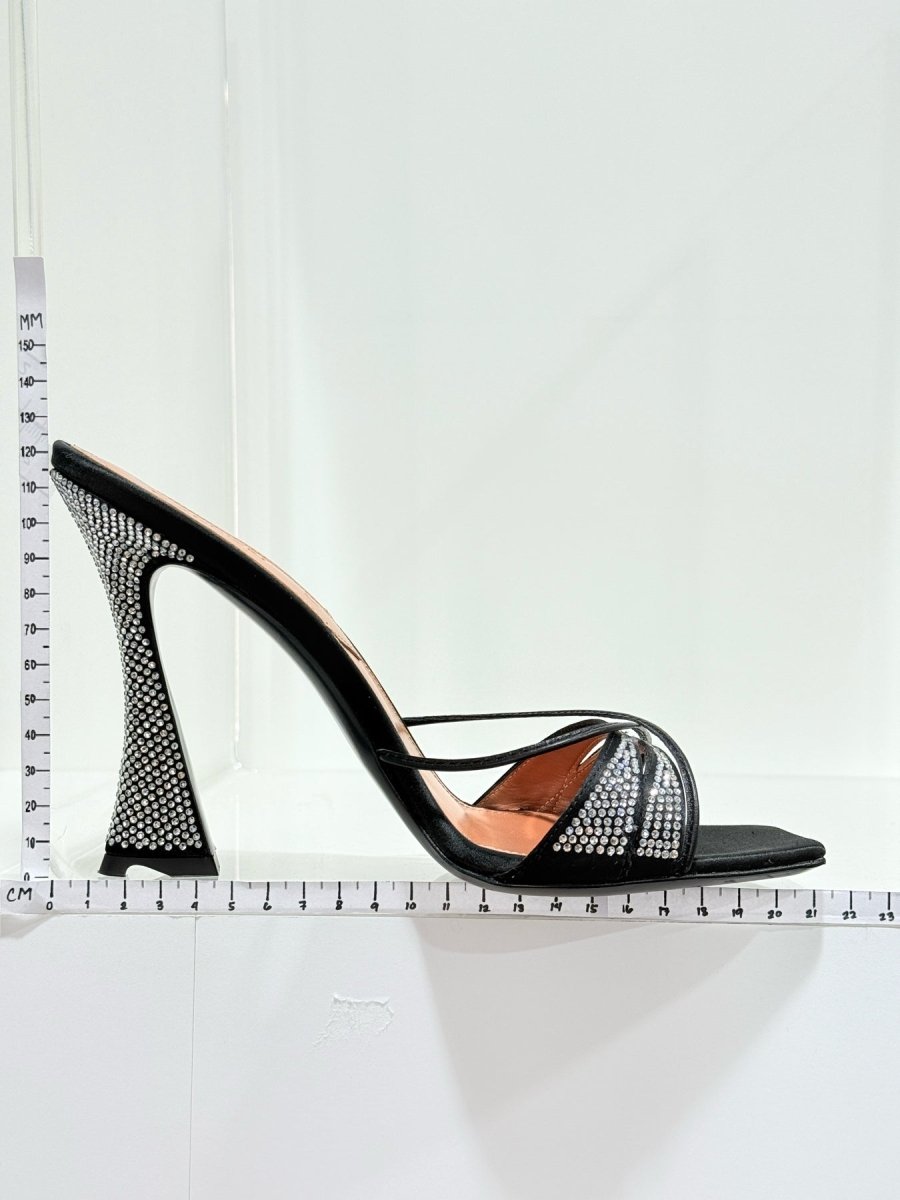 Pre - loved D'ACCORI Lust Black Size EU 39 Mules at Reems Closet